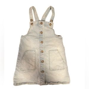 Wonder Nation Light Denim Jumper Dress 5T